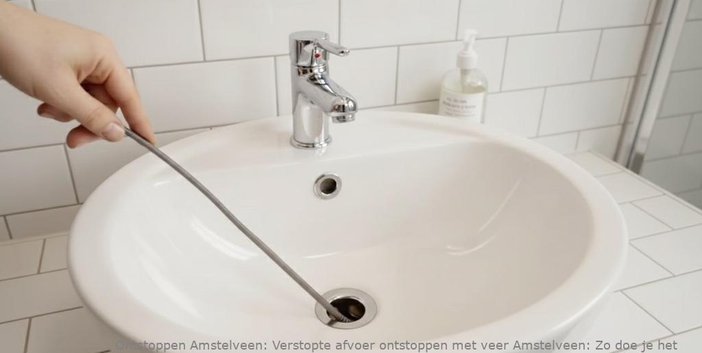 Verstopte afvoer ontstoppen met veer Amstelveen: Zo doe je het