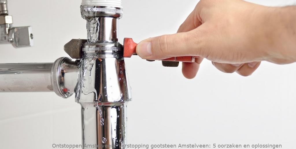 Verstopping gootsteen Amstelveen: 5 oorzaken en oplossingen