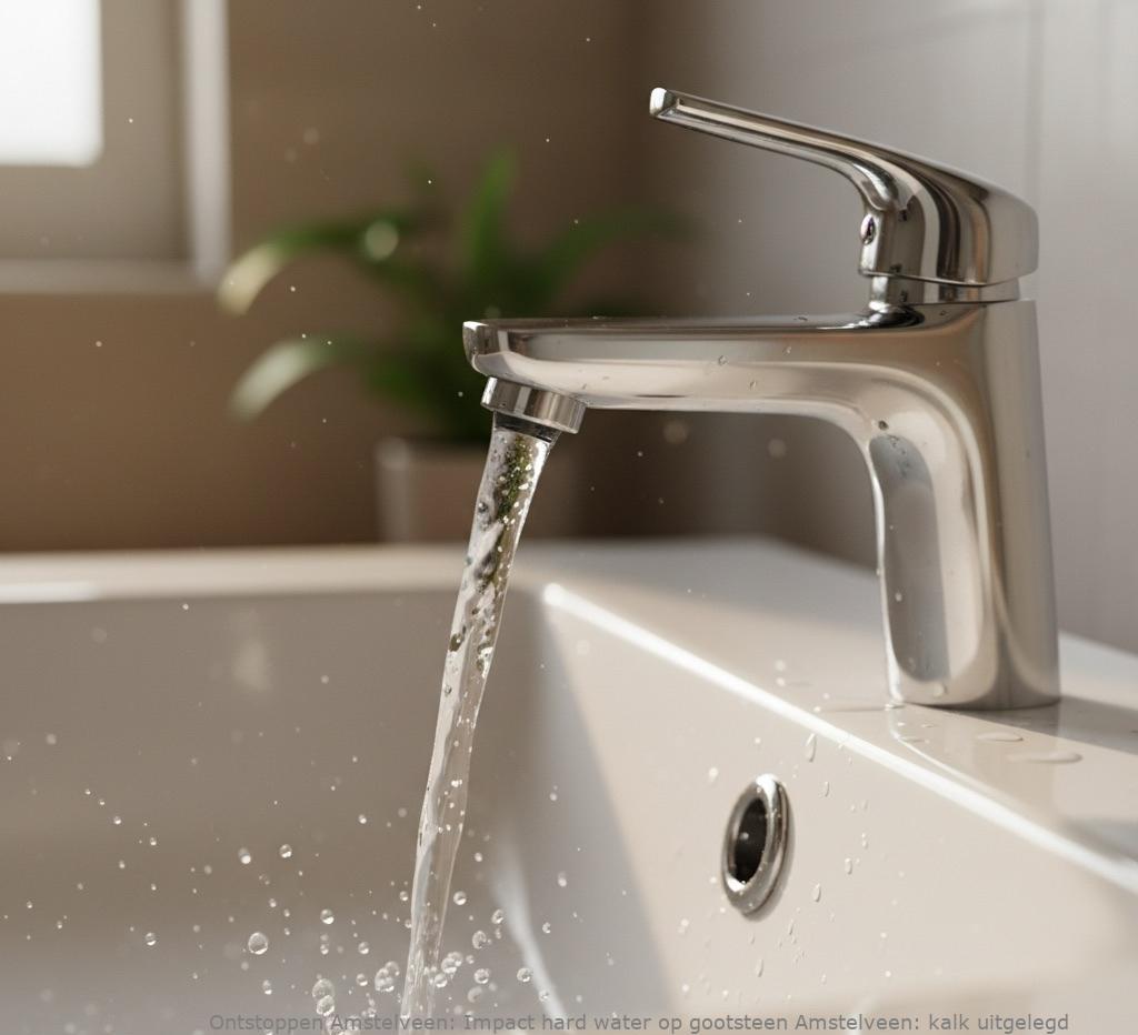Impact hard water op gootsteen Amstelveen: kalk uitgelegd