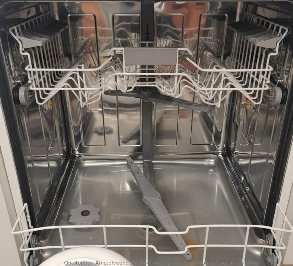Snelle oplossing verstopte vaatwasser Amstelveen