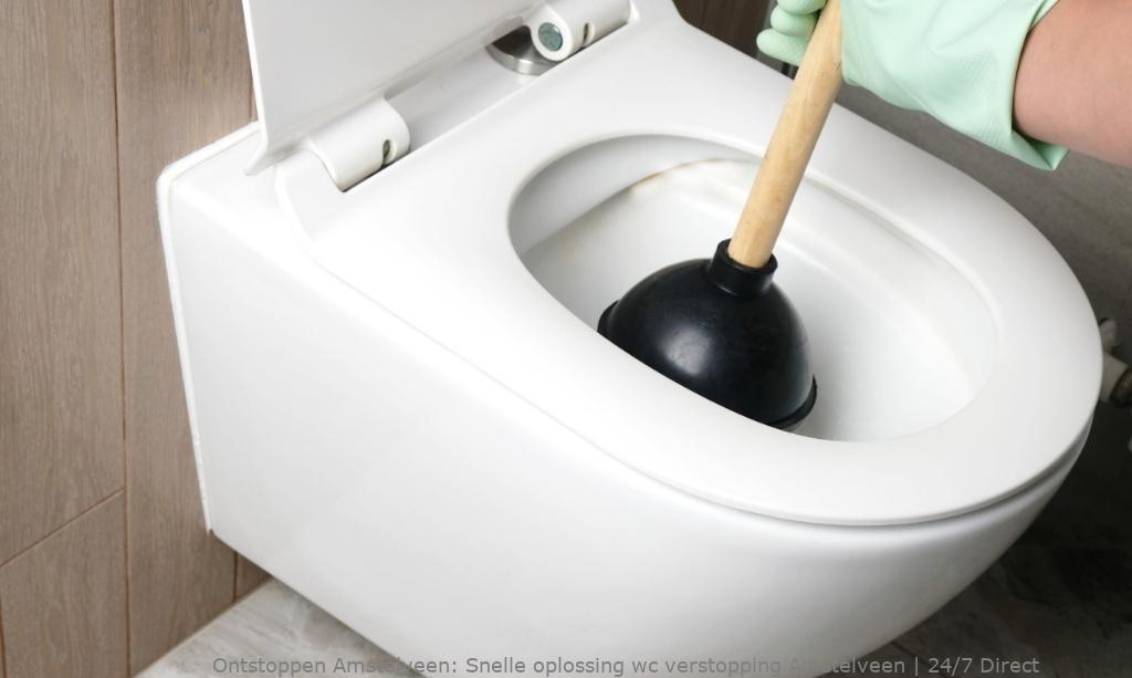 Snelle oplossing wc verstopping Amstelveen | 24/7 Direct